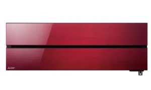 MITSUBISHI ELECTRIC crveni klima uređaj Kirigamine Style MSZ-LN25VGR + MUZ-LN25VG / 2,5 kW
