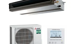 MITSUBISHI ELECTRIC kanalni klima uređaj SEZ-M60DA + SUZ-M60VA + PAR-41MAA / 6,0 kW
