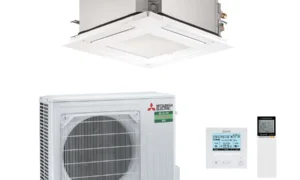 MITSUBISHI ELECTRIC kazetni klima uređaj MLZ-KP25VG-E1 + MLP-444W + SUZ-M25VAR2.TH / 2,5 kW