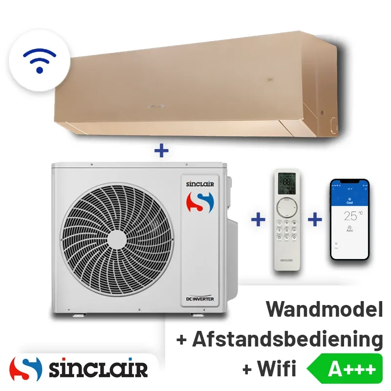 SINCLAIR champagne klima uređaj Marvin SIH-24BIMC + SOH-24BIM / 7,0 kW