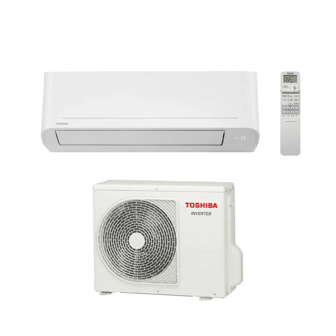 TOSHIBA klima uređaj Seiya Classic 2 RAS-B07B2KVG-E2 + RAS-07B2AVG-E2 / 2,0 kW