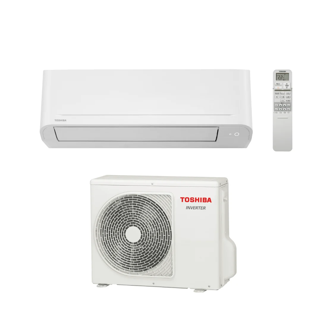 TOSHIBA klima uređaj Seiya Classic 2 RAS-B13B2KVG-E2 + RAS-13B2AVG-E2 / 3,5 kW